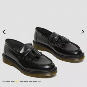 New Doc Marten Adrian Smooth Leather Tassel Loafers